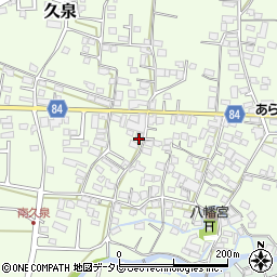 福岡県八女郡広川町久泉575-9周辺の地図