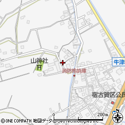 佐賀県小城市牛津町上砥川2521周辺の地図