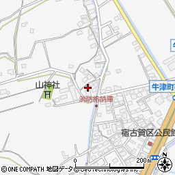 佐賀県小城市牛津町上砥川2518周辺の地図