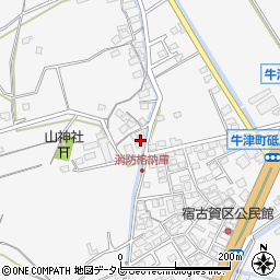 佐賀県小城市牛津町上砥川2511周辺の地図
