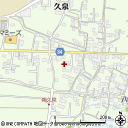福岡県八女郡広川町久泉549-9周辺の地図