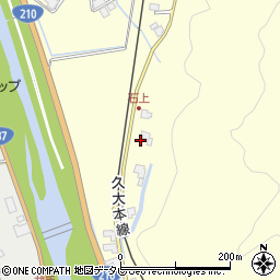 大分県玖珠郡九重町右田2561周辺の地図