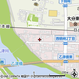 鶴崎　双雲書道会周辺の地図