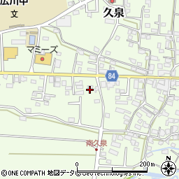 福岡県八女郡広川町久泉529-5周辺の地図