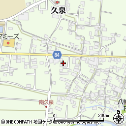 福岡県八女郡広川町久泉549-7周辺の地図