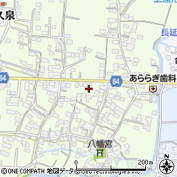 福岡県八女郡広川町久泉115-2周辺の地図