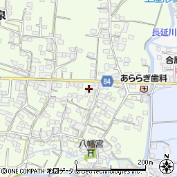 福岡県八女郡広川町久泉115周辺の地図