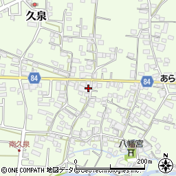 福岡県八女郡広川町久泉576-2周辺の地図