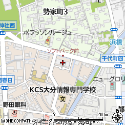 富士通株式会社　富士通・大分ソフトウェアラボラトリ周辺の地図