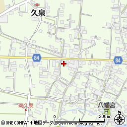 福岡県八女郡広川町久泉576-4周辺の地図