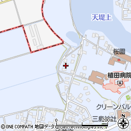 福岡県筑後市西牟田6372周辺の地図