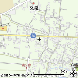 福岡県八女郡広川町久泉548-12周辺の地図