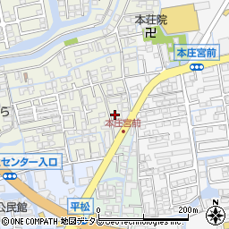 トイレ交換・便器交換の生活救急車　佐賀市エリア専用ダイヤル周辺の地図
