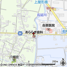 福岡県八女郡広川町久泉602-4周辺の地図