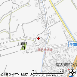 佐賀県小城市牛津町上砥川2533周辺の地図