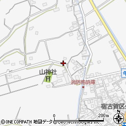 佐賀県小城市牛津町上砥川2524周辺の地図