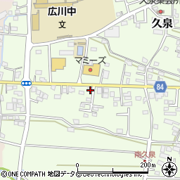 福岡県八女郡広川町久泉510-1周辺の地図