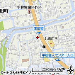 ハウスドゥ　佐賀末広店周辺の地図