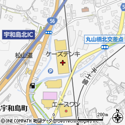 ケーズデンキ宇和島店周辺の地図