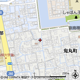 佐賀県佐賀市鬼丸町14-18周辺の地図