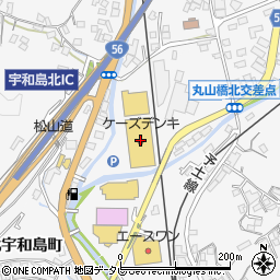 ケーズデンキ宇和島店周辺の地図