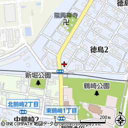 プチシャンブル鶴崎周辺の地図