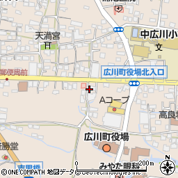 久留米絣広川町協同組合周辺の地図
