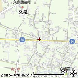 福岡県八女郡広川町久泉577-3周辺の地図