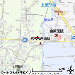 福岡県八女郡広川町久泉602周辺の地図