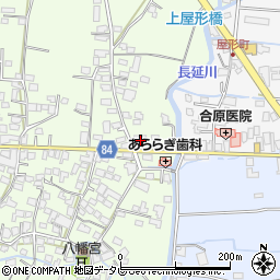 福岡県八女郡広川町久泉602-1周辺の地図