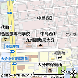 公文教育研究会　中島教室周辺の地図