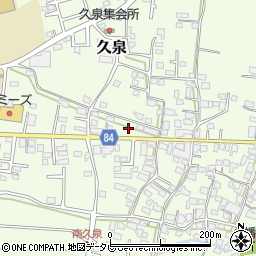 福岡県八女郡広川町久泉548-16周辺の地図