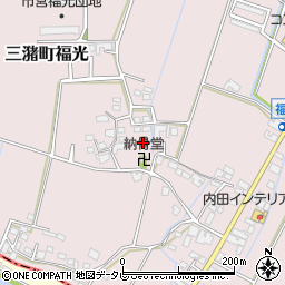 福岩公民館周辺の地図