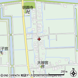 佐賀県佐賀市諸富町大字大堂2380周辺の地図