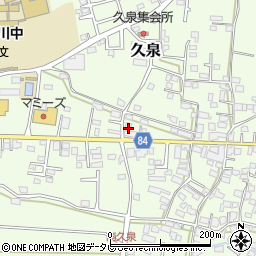福岡県八女郡広川町久泉546-8周辺の地図