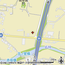 デイリーヤマザキ広川当条店周辺の地図