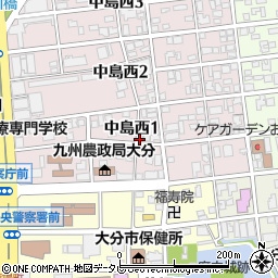 中島西1-7-2駐車場周辺の地図