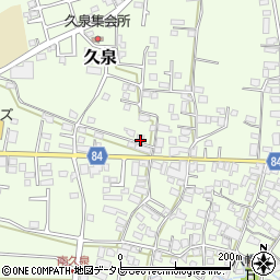福岡県八女郡広川町久泉782-2周辺の地図