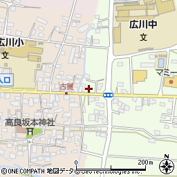 福岡県八女郡広川町久泉476-3周辺の地図