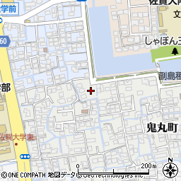 佐賀県佐賀市鬼丸町14-36周辺の地図