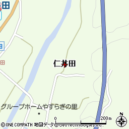 高知県高岡郡四万十町仁井田周辺の地図