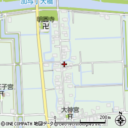 佐賀県佐賀市諸富町大字大堂2390周辺の地図