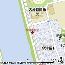 舞鶴高校前周辺の地図