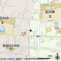 福岡県八女郡広川町久泉479-2周辺の地図