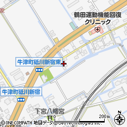 佐賀県小城市牛津町上砥川533-7周辺の地図