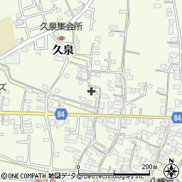 福岡県八女郡広川町久泉782周辺の地図