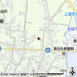 福岡県八女郡広川町久泉108周辺の地図