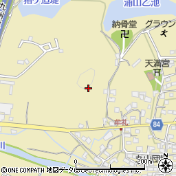 福岡県八女郡広川町広川周辺の地図