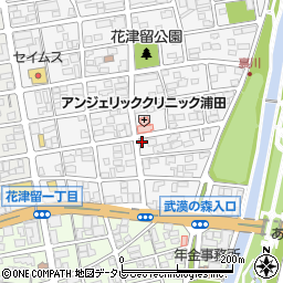 臼杵薬局花津留店周辺の地図
