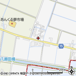 福岡県久留米市三潴町西牟田1281-2周辺の地図